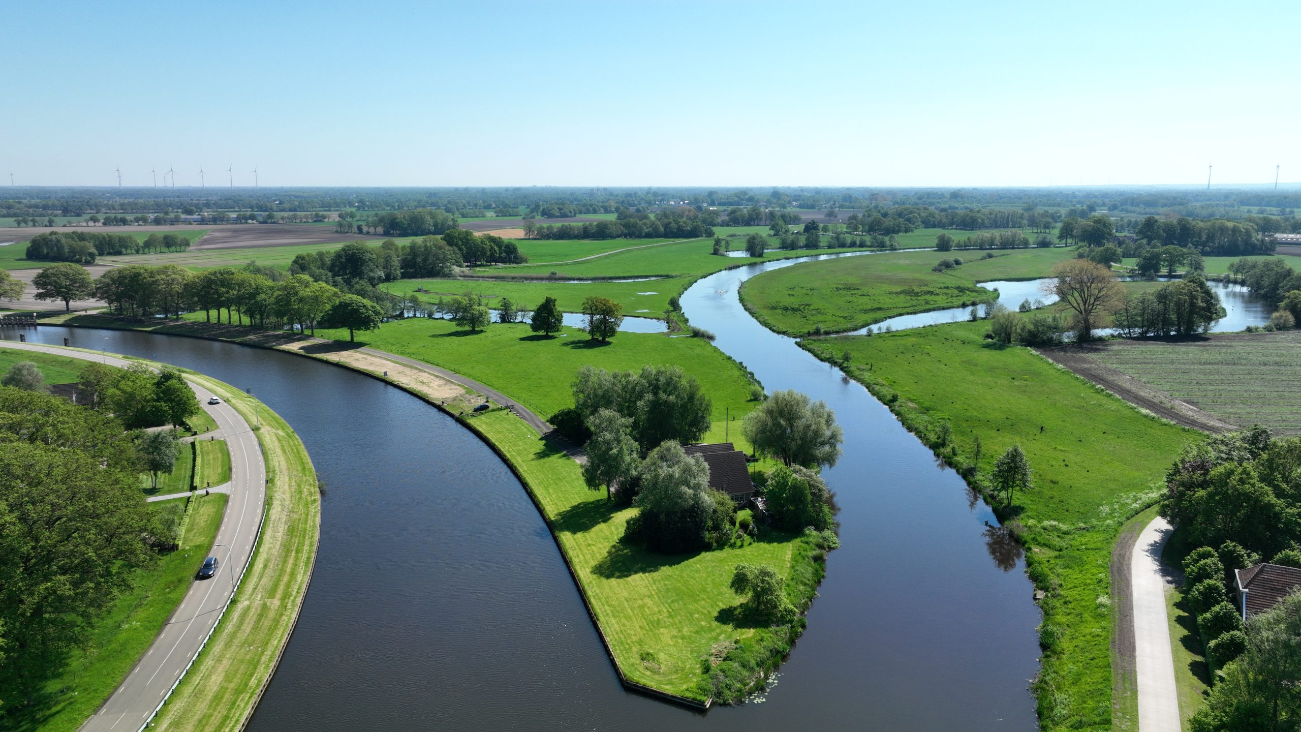 De Vecht vanuit de lucht