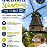 Poster voor de Windlust Wagenwiel Wandeling op 12 september 2026 in Radewijk